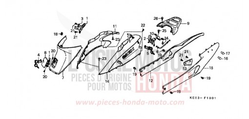 HOUSSE DE CARROSSERIE (2) SJ100V de 1997
